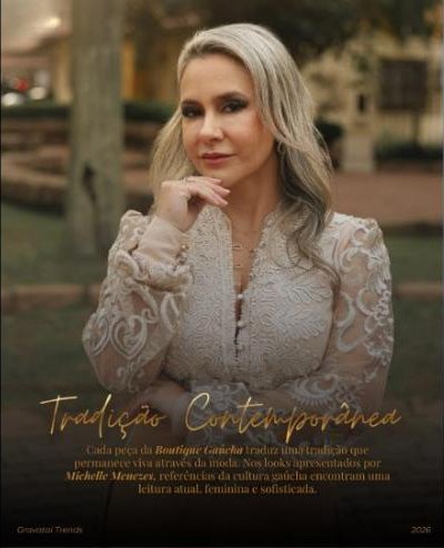 Abertura da matéria Tradição contemporânea, Gravataí Trends, 2026